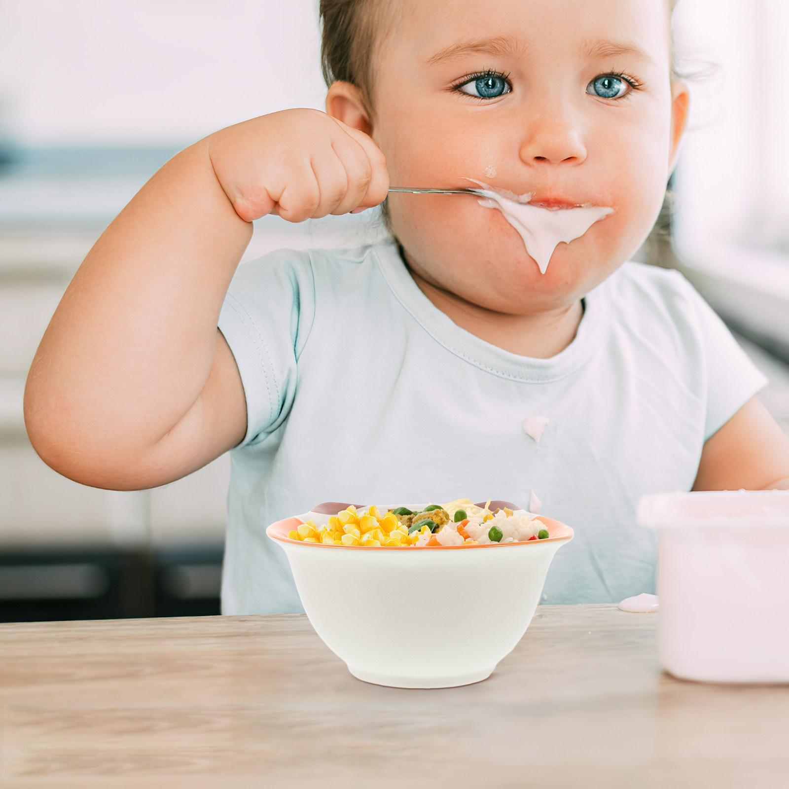 Tigela de Cerâmica para Bebês  - Food Snacks For Toddlers avaliação e preço